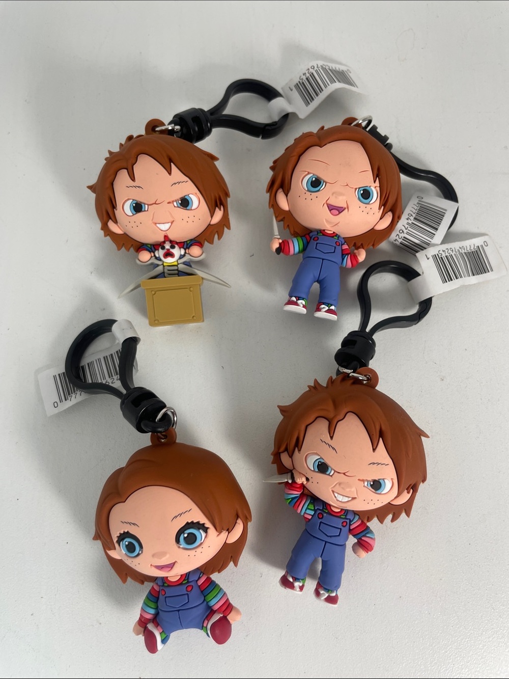 Chucky Character Keychain / Bag Clip- Brown Chucky Collectible